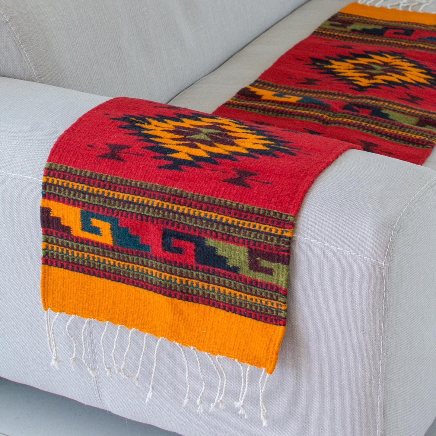 Three Diamonds Wool Area Rug