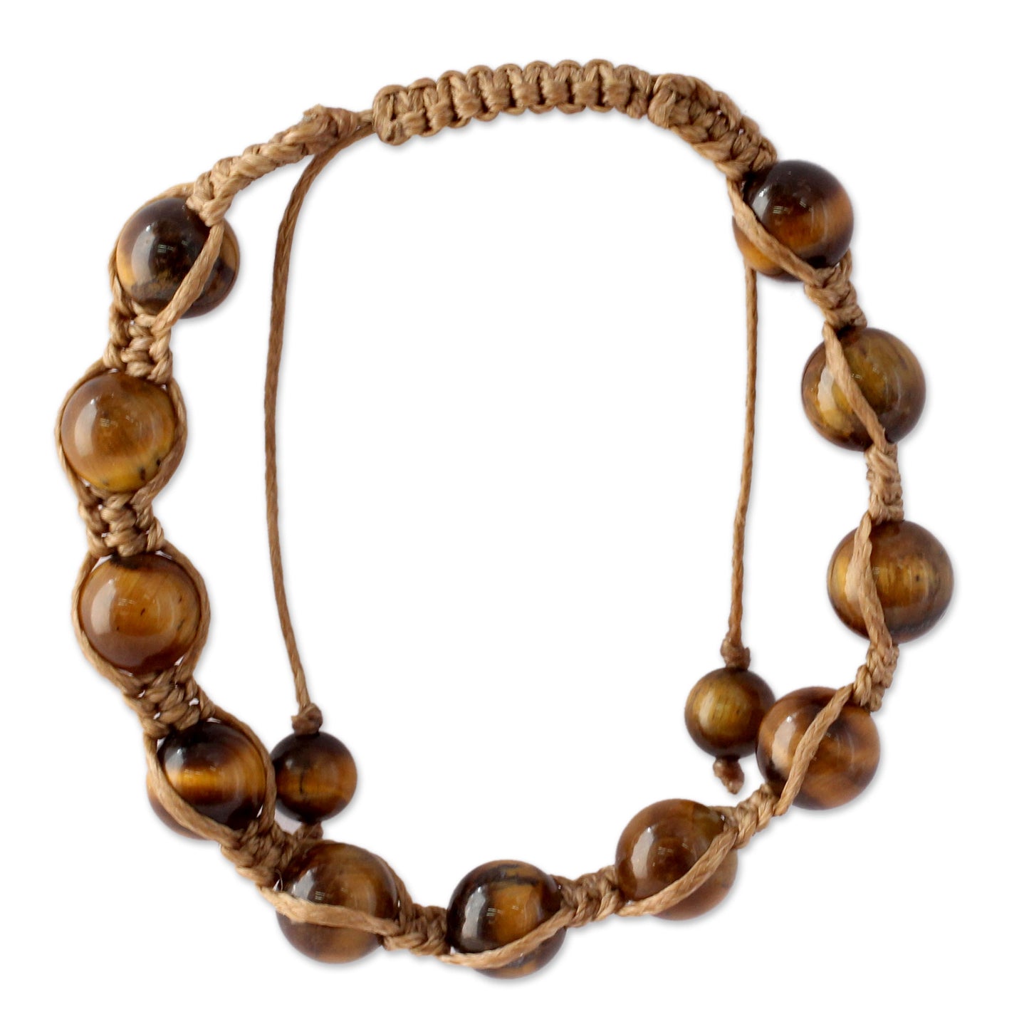 Oneness Tiger's Eye Beaded Bracelet