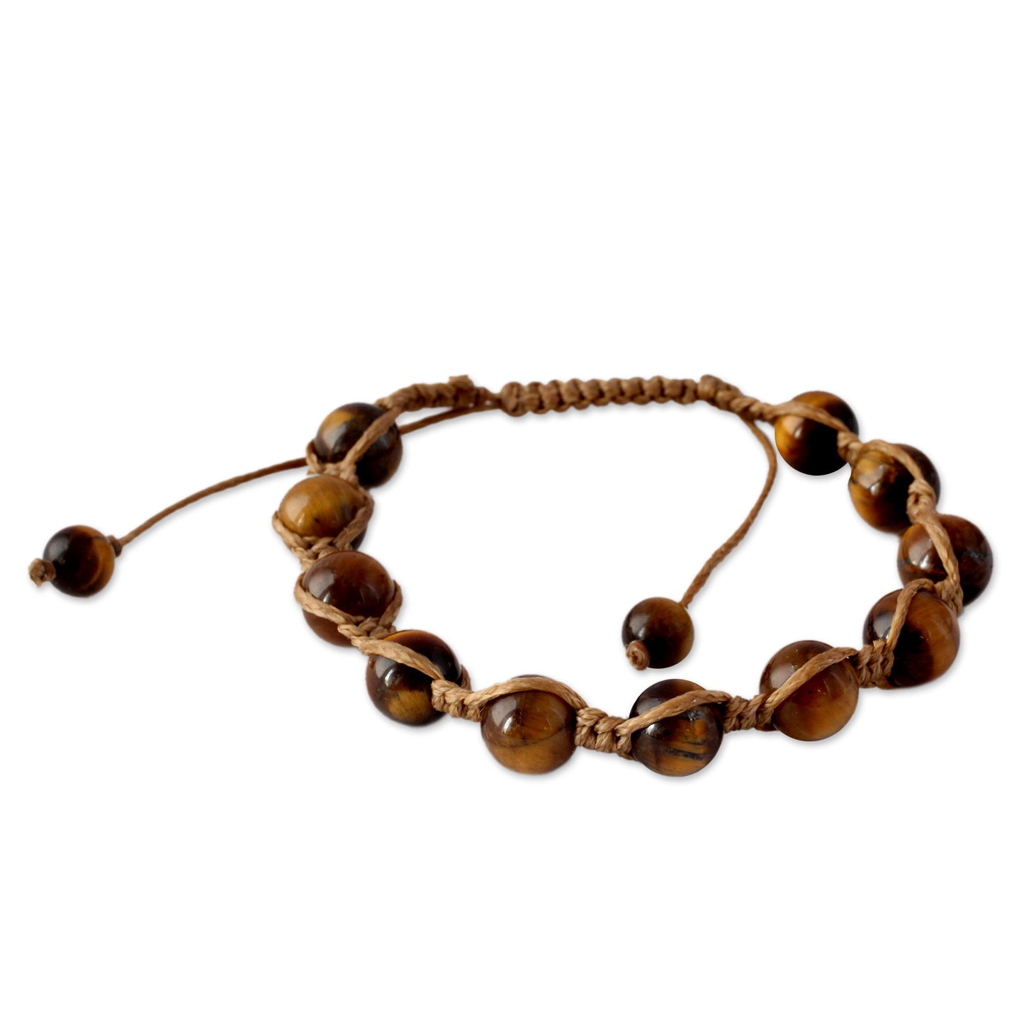 Oneness Tiger's Eye Beaded Bracelet