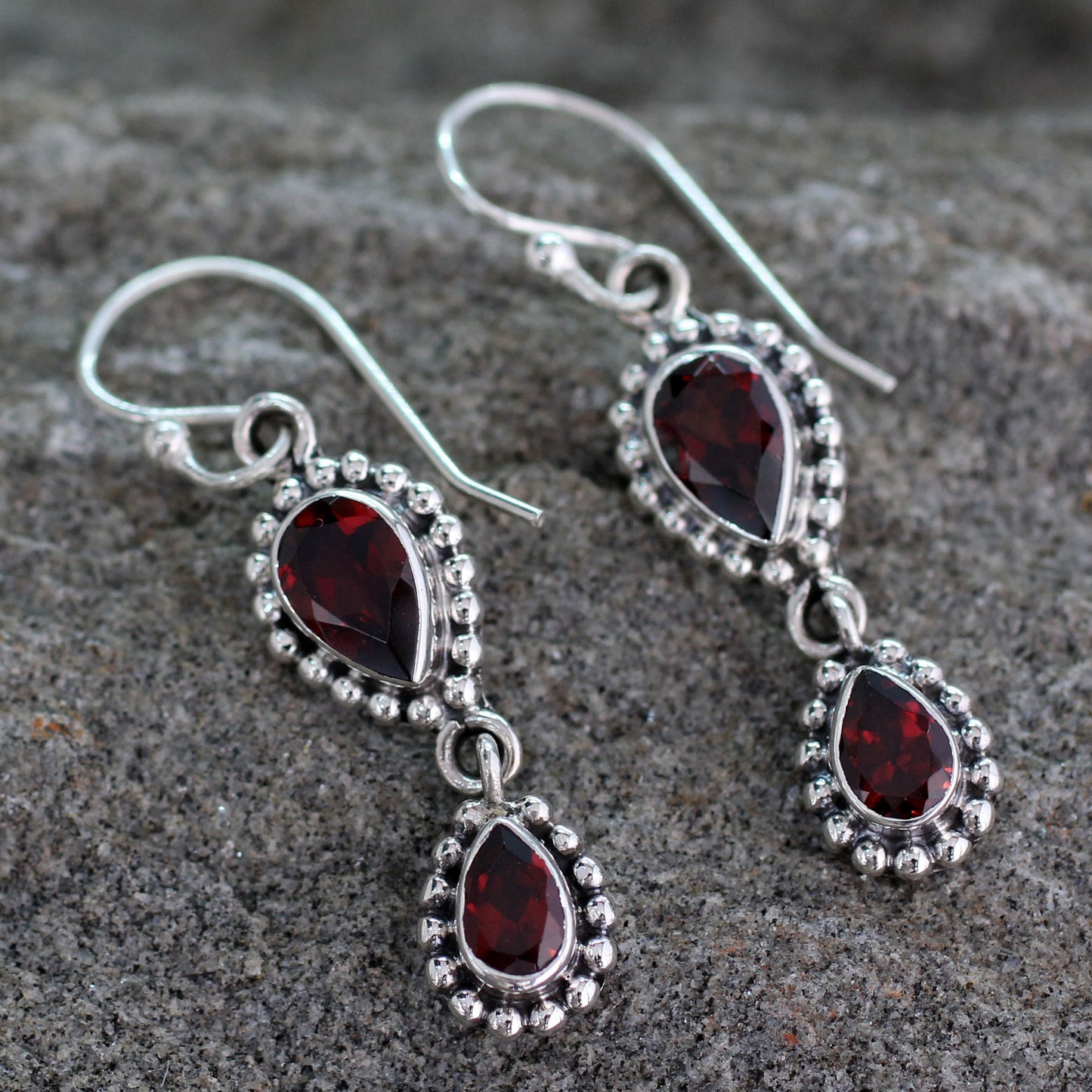 Halo of Beauty Teardrop Earrings