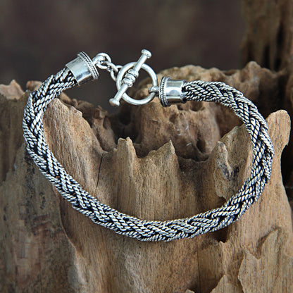 Bali Hero Silver Men's Bracelet