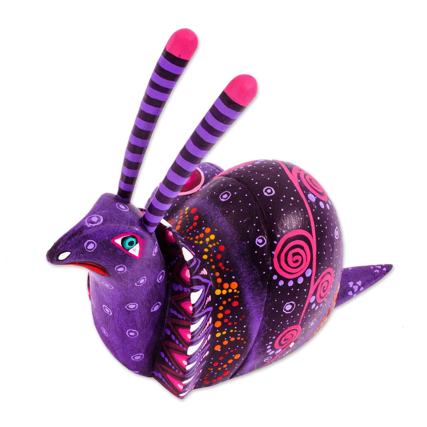 Oaxaca Snail Handcrafted Mexican Folk Art Alebrije Sculpture