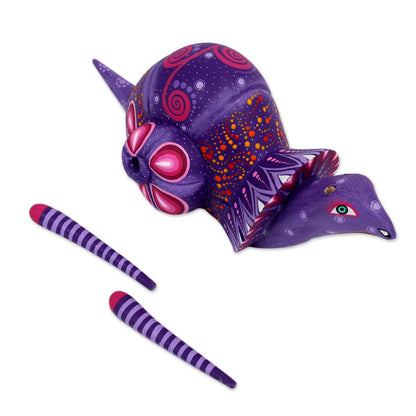 Oaxaca Snail Handcrafted Mexican Folk Art Alebrije Sculpture