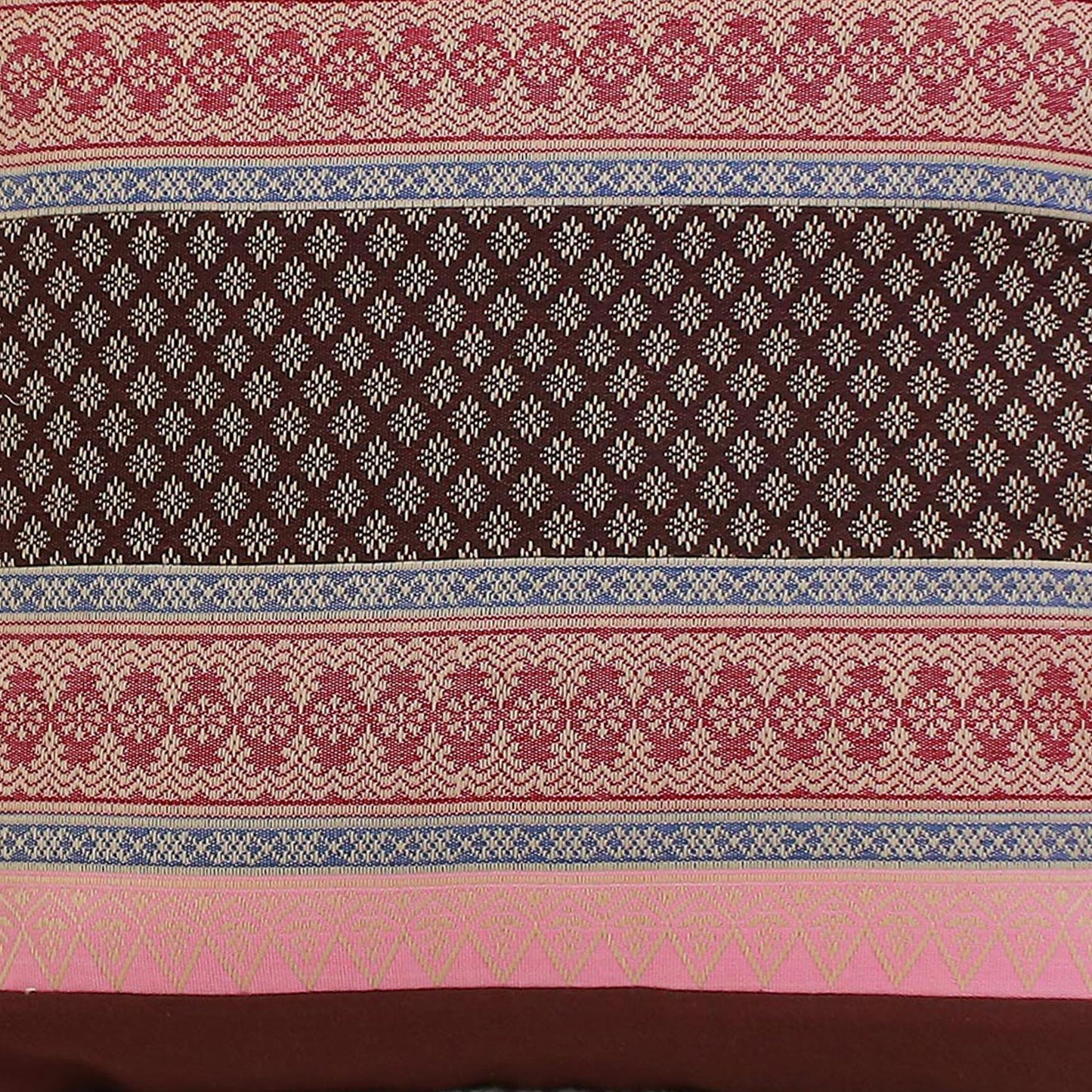 Bangkok Brown Cotton cushion covers (Pair)
