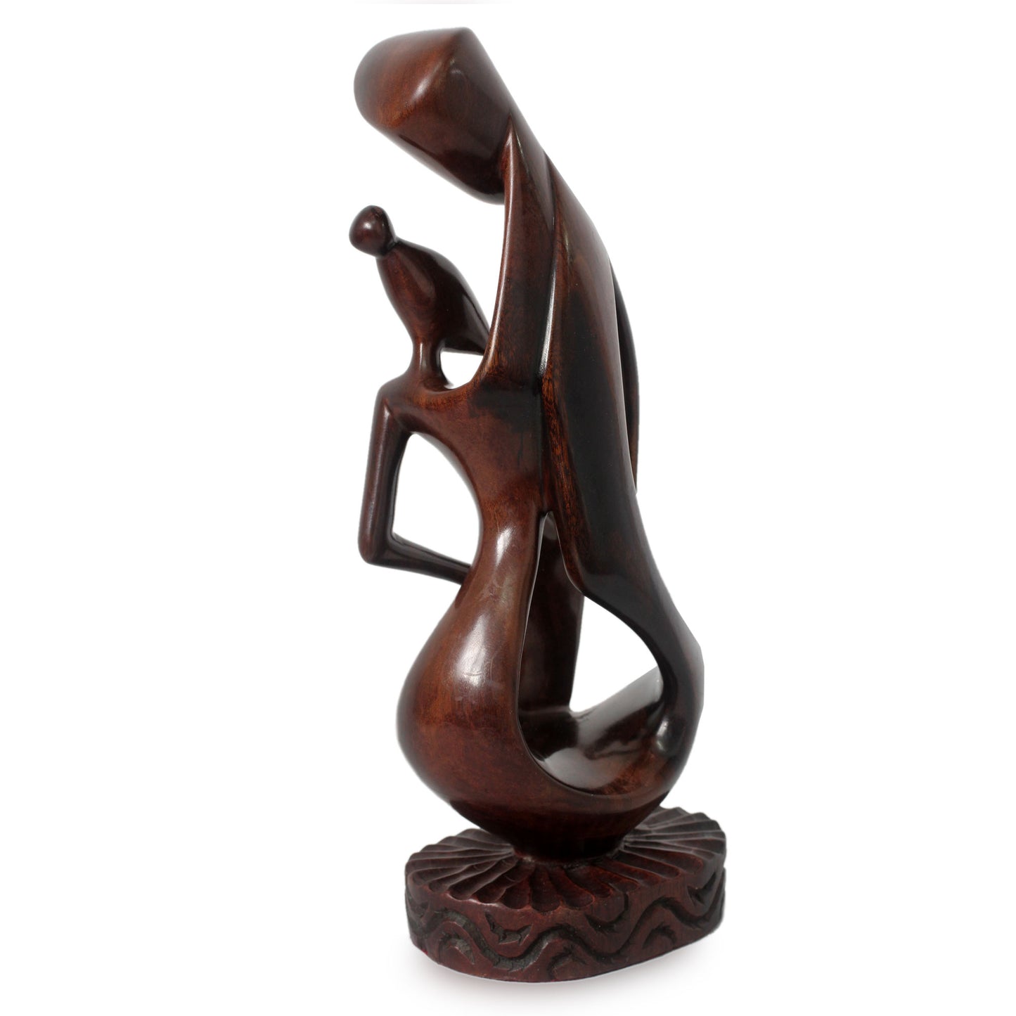 Family of Four Unique Wood Sculpture from Africa