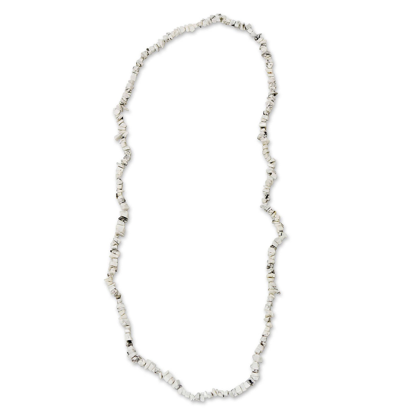 Brazilian Cloud Howlite Beaded Necklace