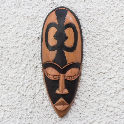 Beauty & Faith Natural Sese Wood Wall Mask