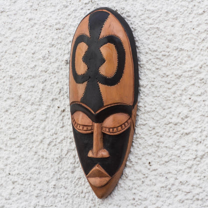 Beauty & Faith Natural Sese Wood Wall Mask