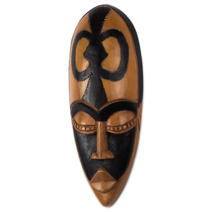 Beauty & Faith Natural Sese Wood Wall Mask