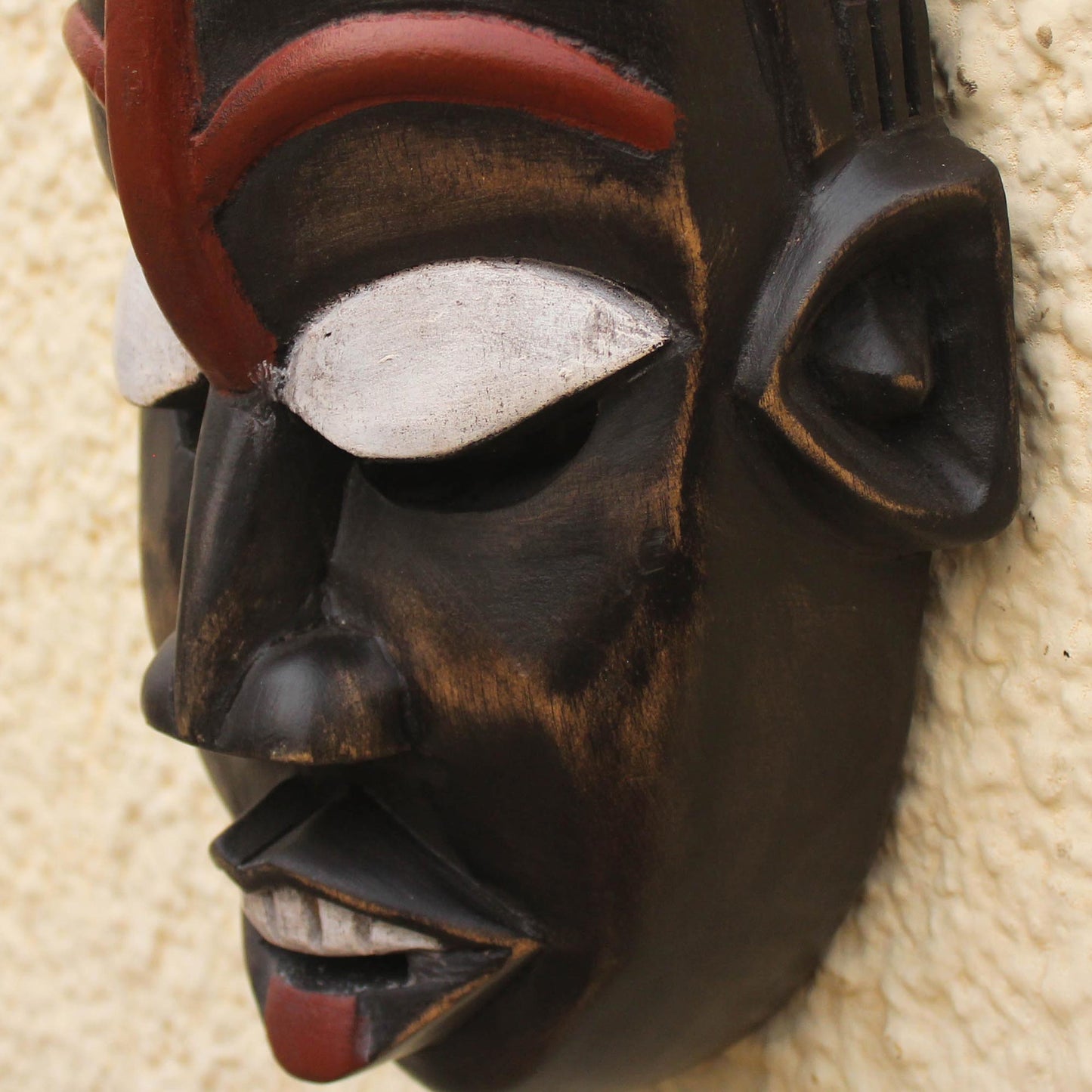 African Ghost African wood mask