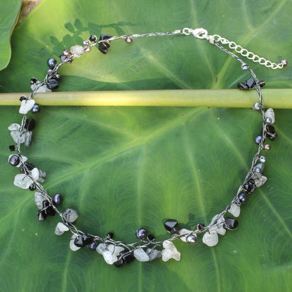 River of Night Freshwater Necklace