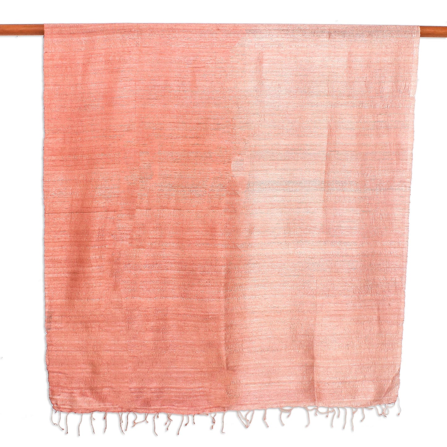 Bold Rose Pink Silk Shawl