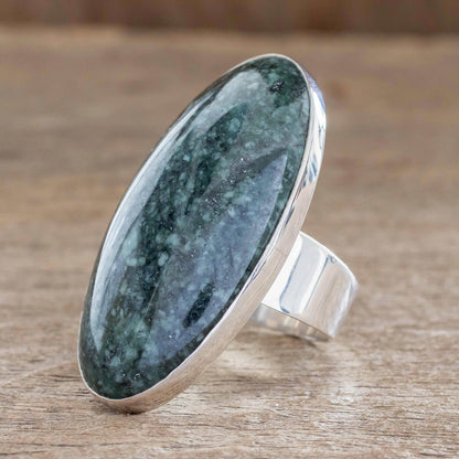 Maya Virtues Jade cocktail ring