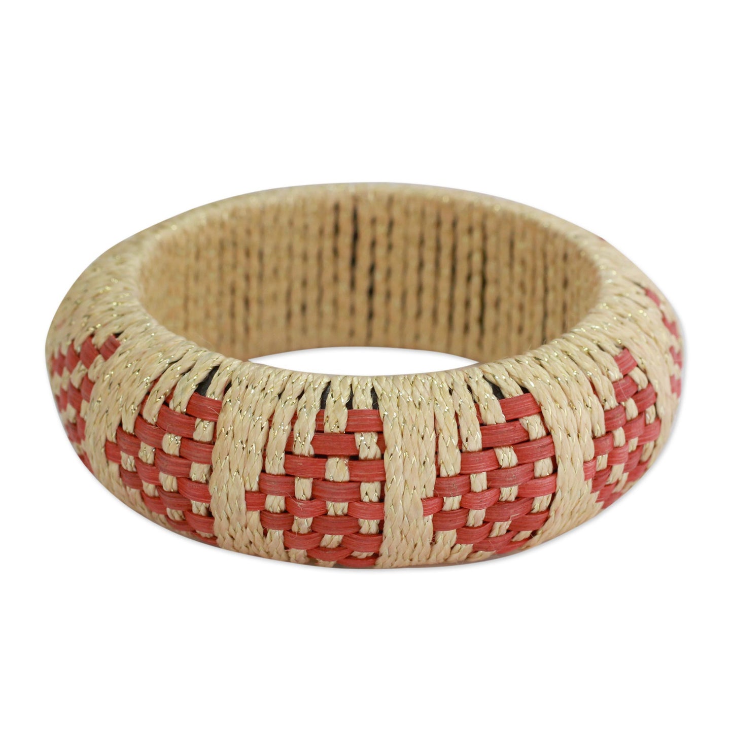 Ginger Arrows Handmade Rattan Bangle Bracelet