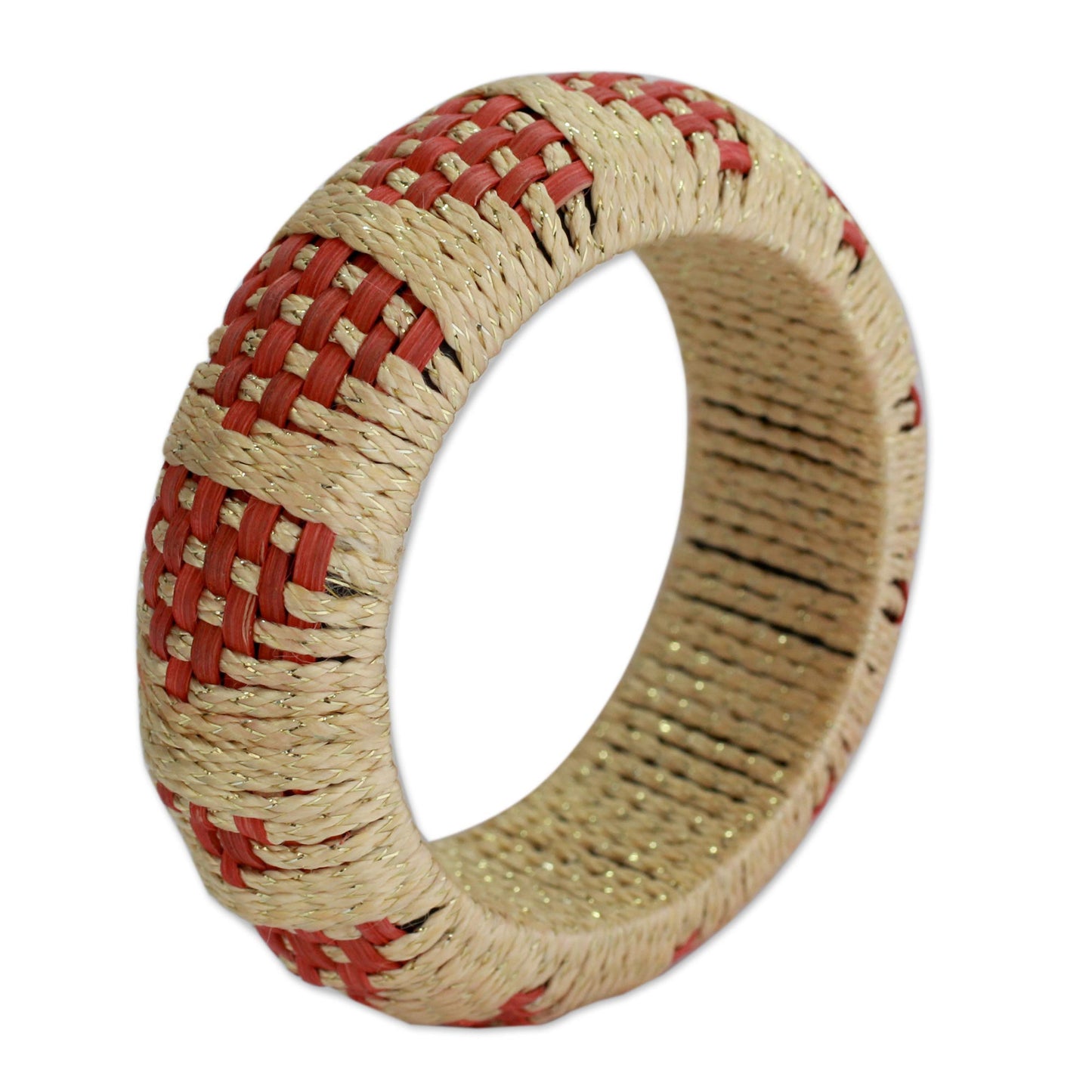 Ginger Arrows Handmade Rattan Bangle Bracelet