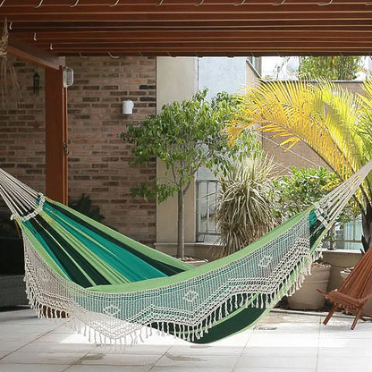 Peaceful Striped Cotton Hammock (Single)