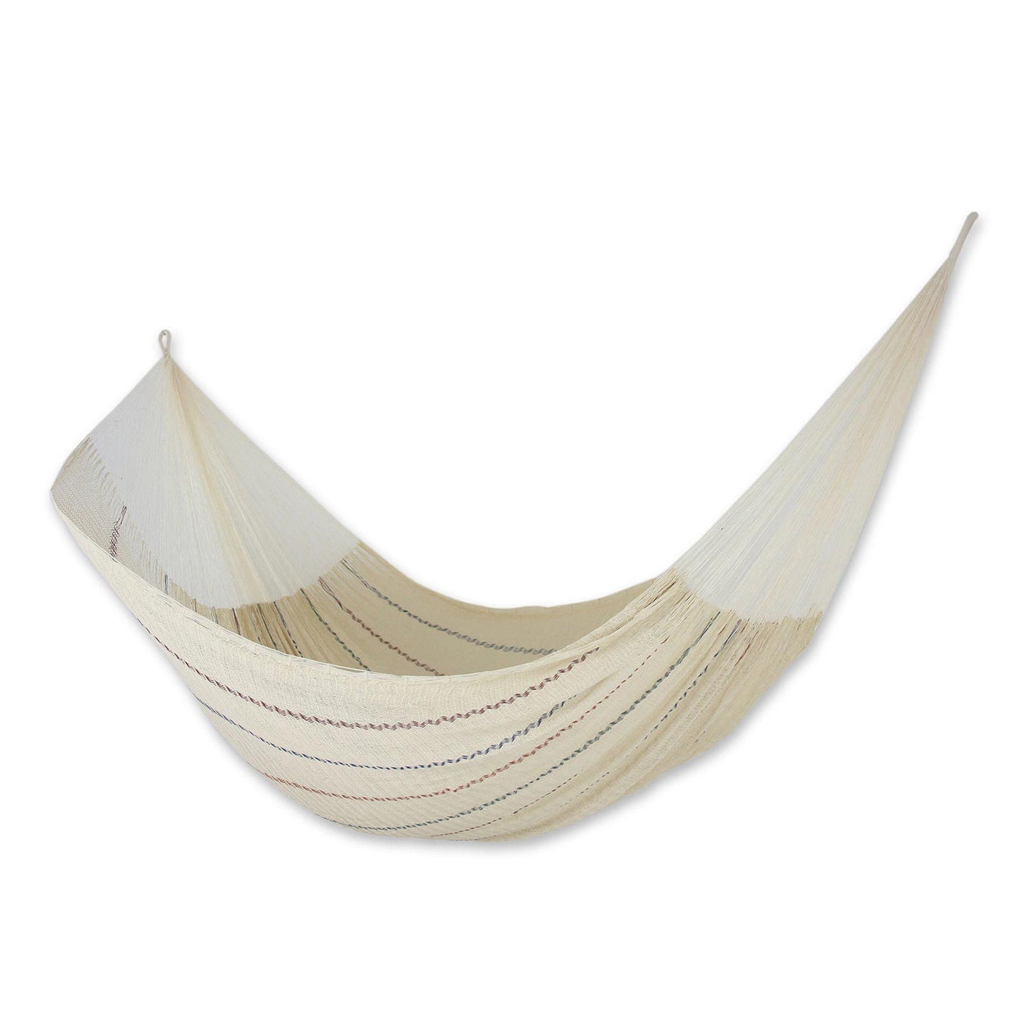 Sunset Riviera Beige Two Person Cotton Hammock