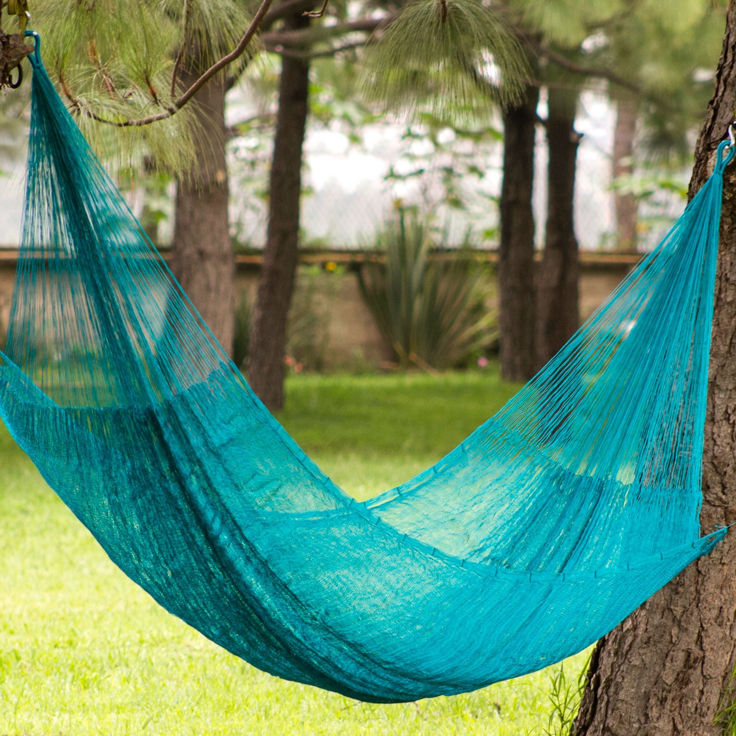 Maya Bondi Aqua Double Nylon Mayan Hammock