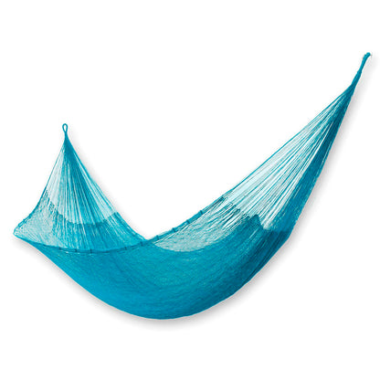 Maya Bondi Aqua Double Nylon Mayan Hammock