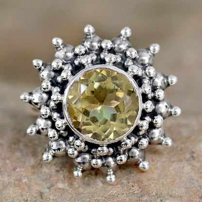 Star Citrine Jewelry Artisan Crafted Sterling Silver Jewelry