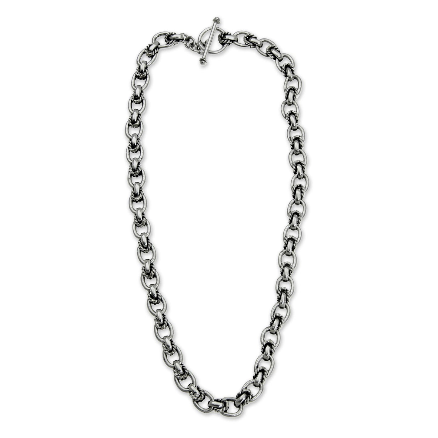 Brave Lady Silver Chain Necklace