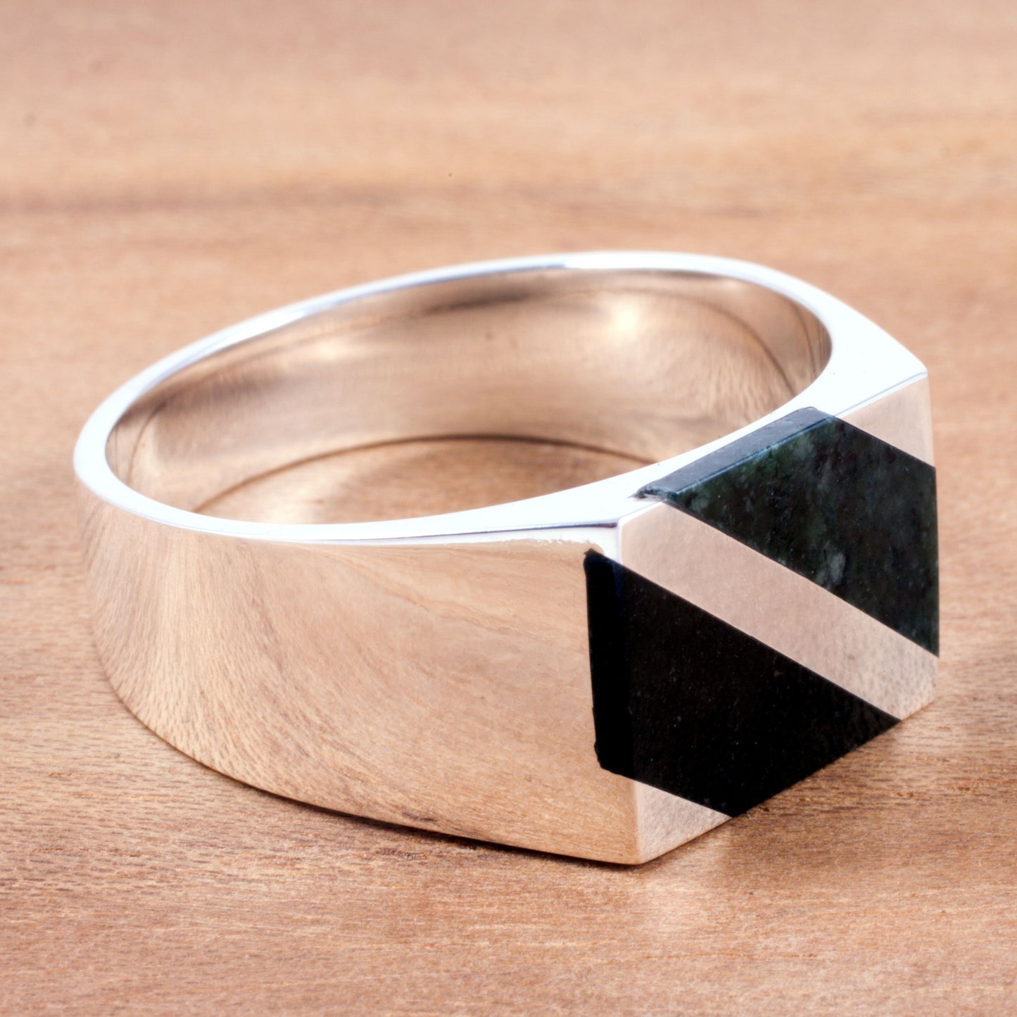 Lord of the Land Jade Modern Ring
