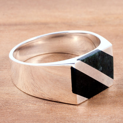 Lord of the Land Jade Modern Ring