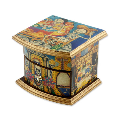 Celebrating Day Of The Dead Jewelry Box