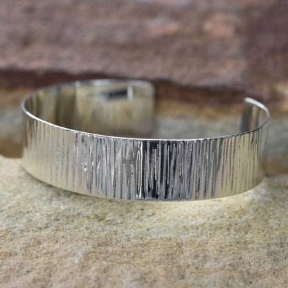 Rain Sterling silver cuff bracelet