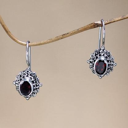 Balinese Elegance Sterling Silver Earrings