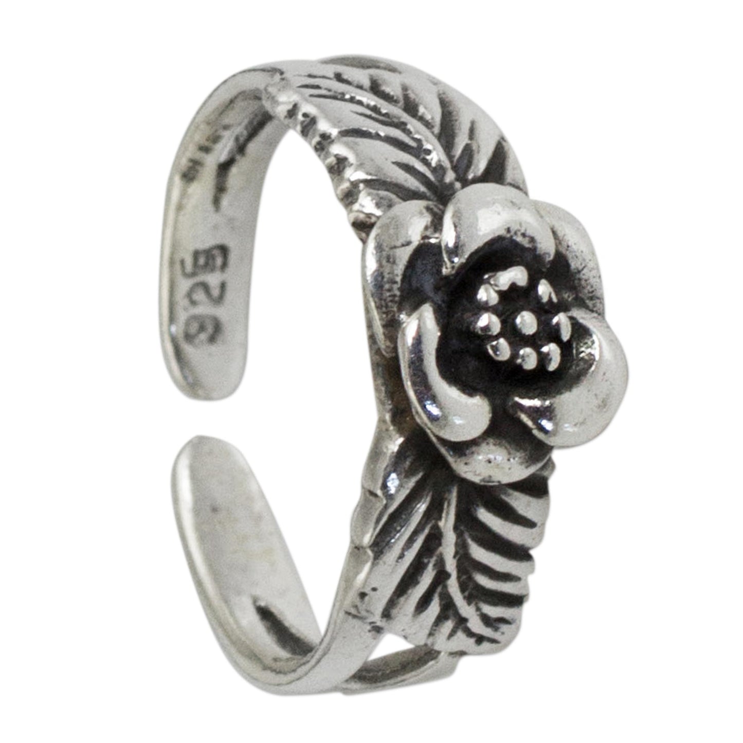 Chiang Mai Rose Sterling Silver Toe Ring