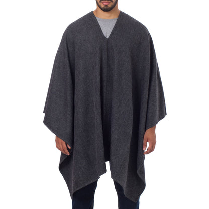 Inca Explorer Men's Alpaca Blend Poncho