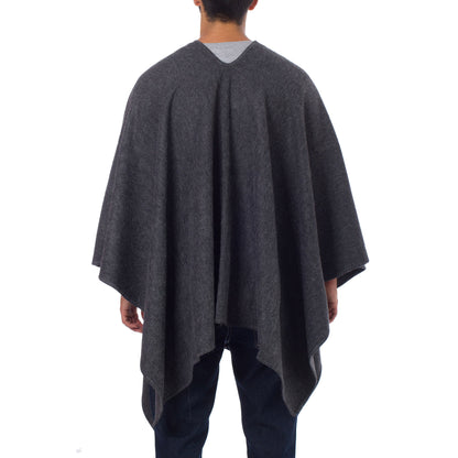 Inca Explorer Men's Alpaca Blend Poncho