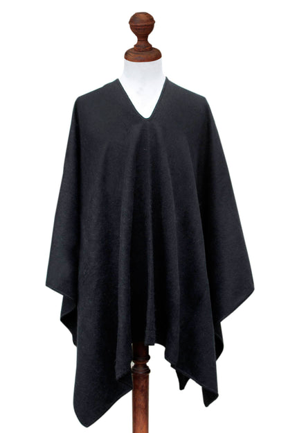 Inca Explorer Men's Alpaca Blend Poncho