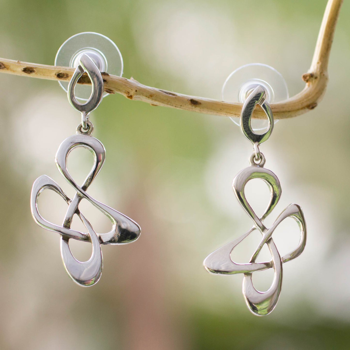 Freedom Song Fair Trade Sterling Silver Modern Earrings