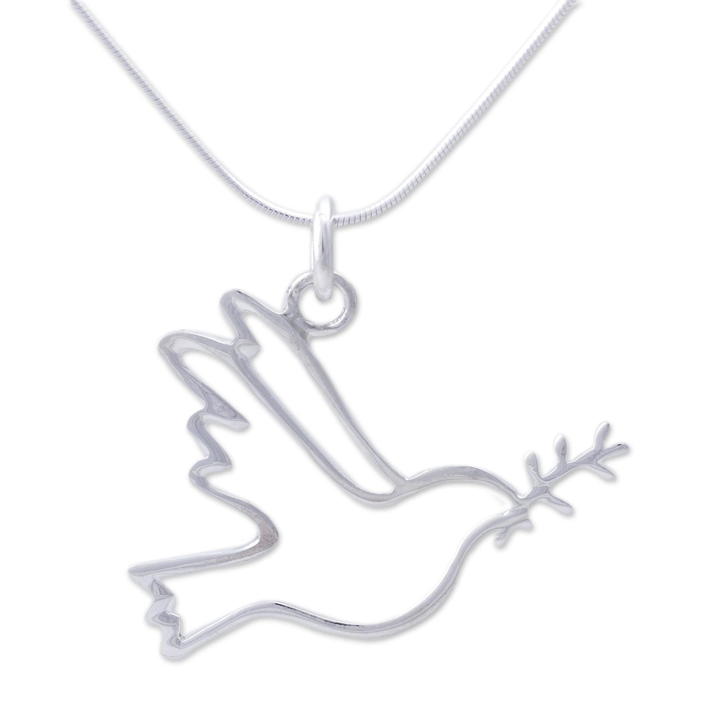 Quechua Dove Sterling Silver Necklace