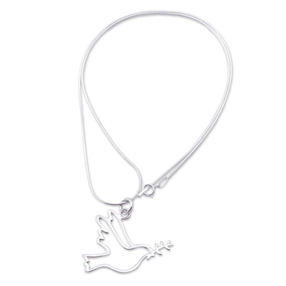 Quechua Dove Sterling Silver Necklace