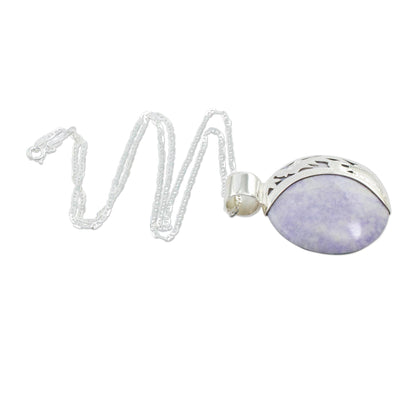 Quetzal Eclipse Sterling Silver Necklace