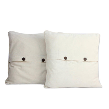 Lucky Thai Fish Handmade Cotton Batik Cushion Covers (Pair)