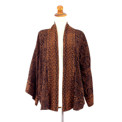 Javanese Brown Batik Jacket