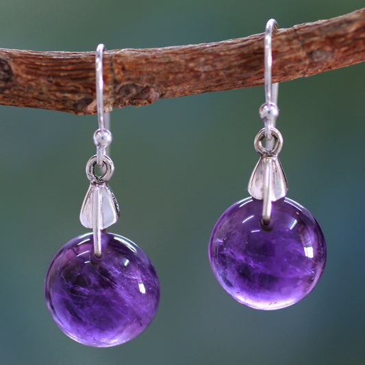 Moon of Mysticism Amethyst Earrings