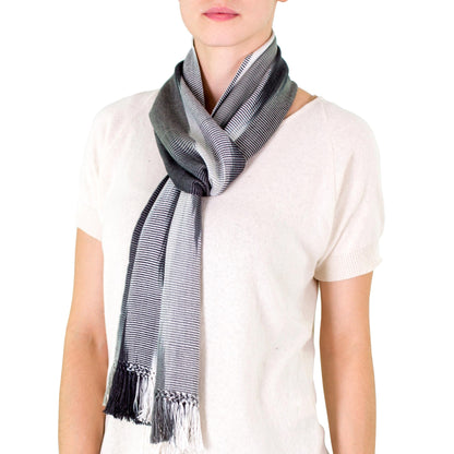 Solola Mist Guatemalan Rayon Chenille Scarf