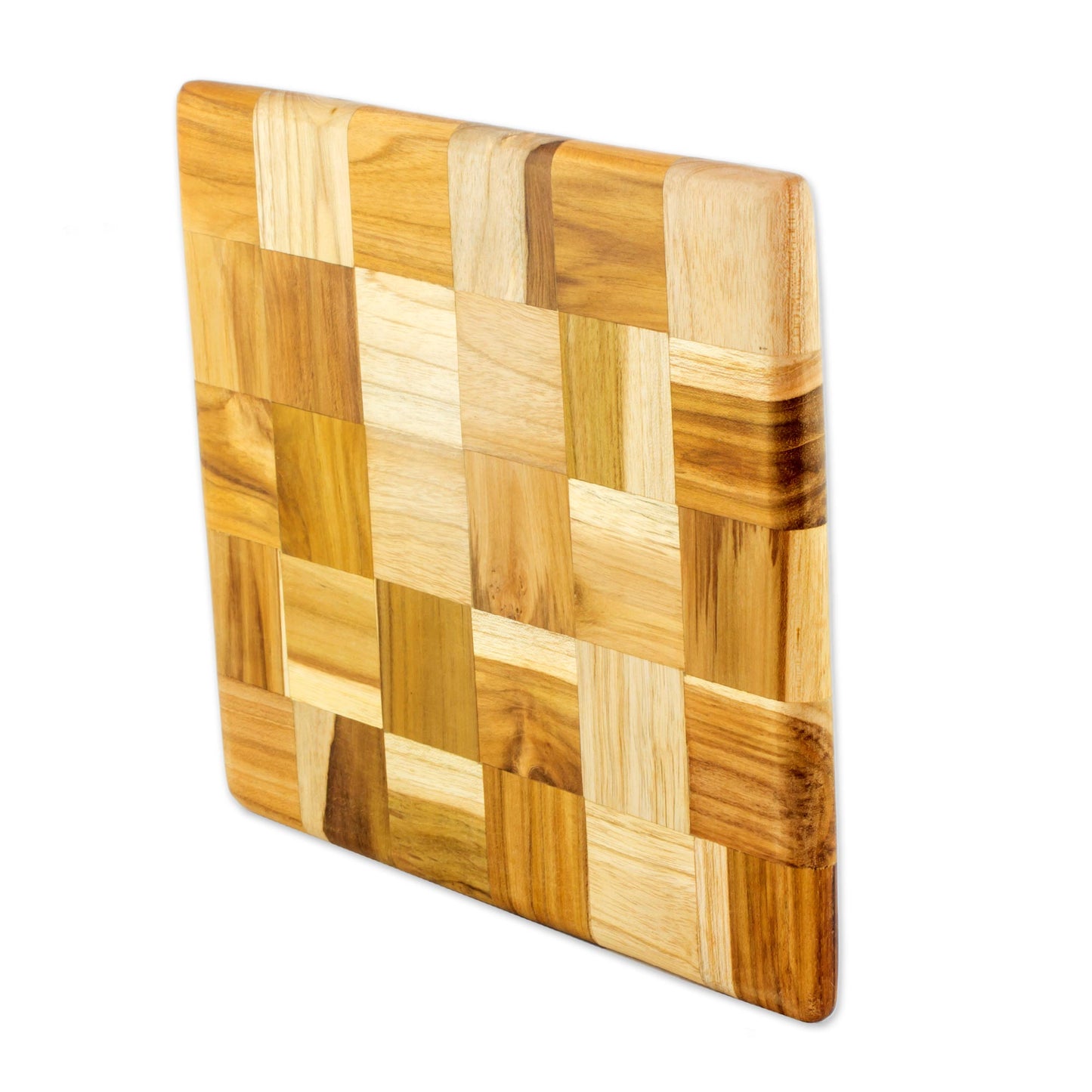 Puzzle Wood Mosaic Cutting Board