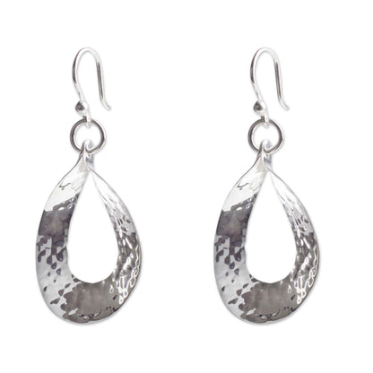 Taxco Modern Artisan Crafted Sterling Silver Earrings