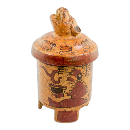 Pibil Jaguar Ceramic Vessel