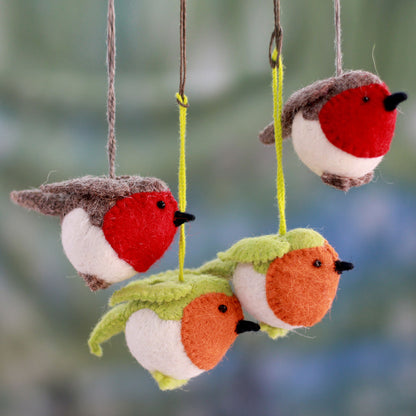 Christmas Song Handcrafted Wool Ornaments