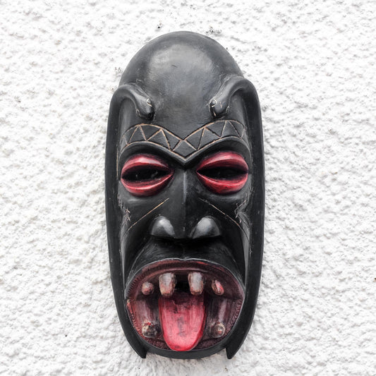 Danyi Handcrafted African Festival Wood Mask