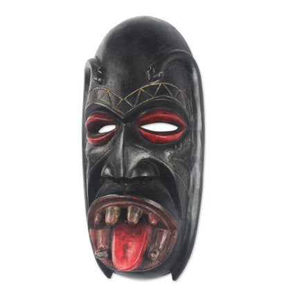 Danyi Handcrafted African Festival Wood Mask