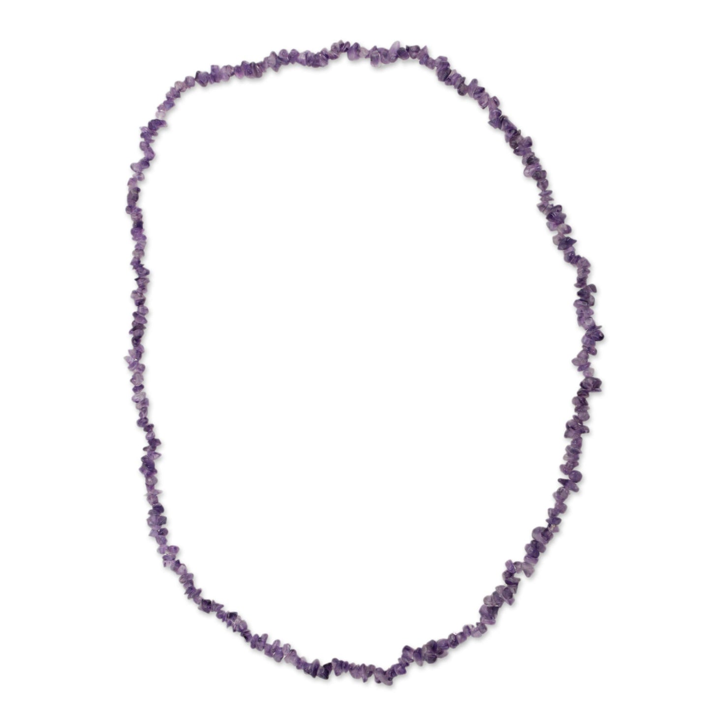 Light of Wisdom Amethyst Beaded Necklace