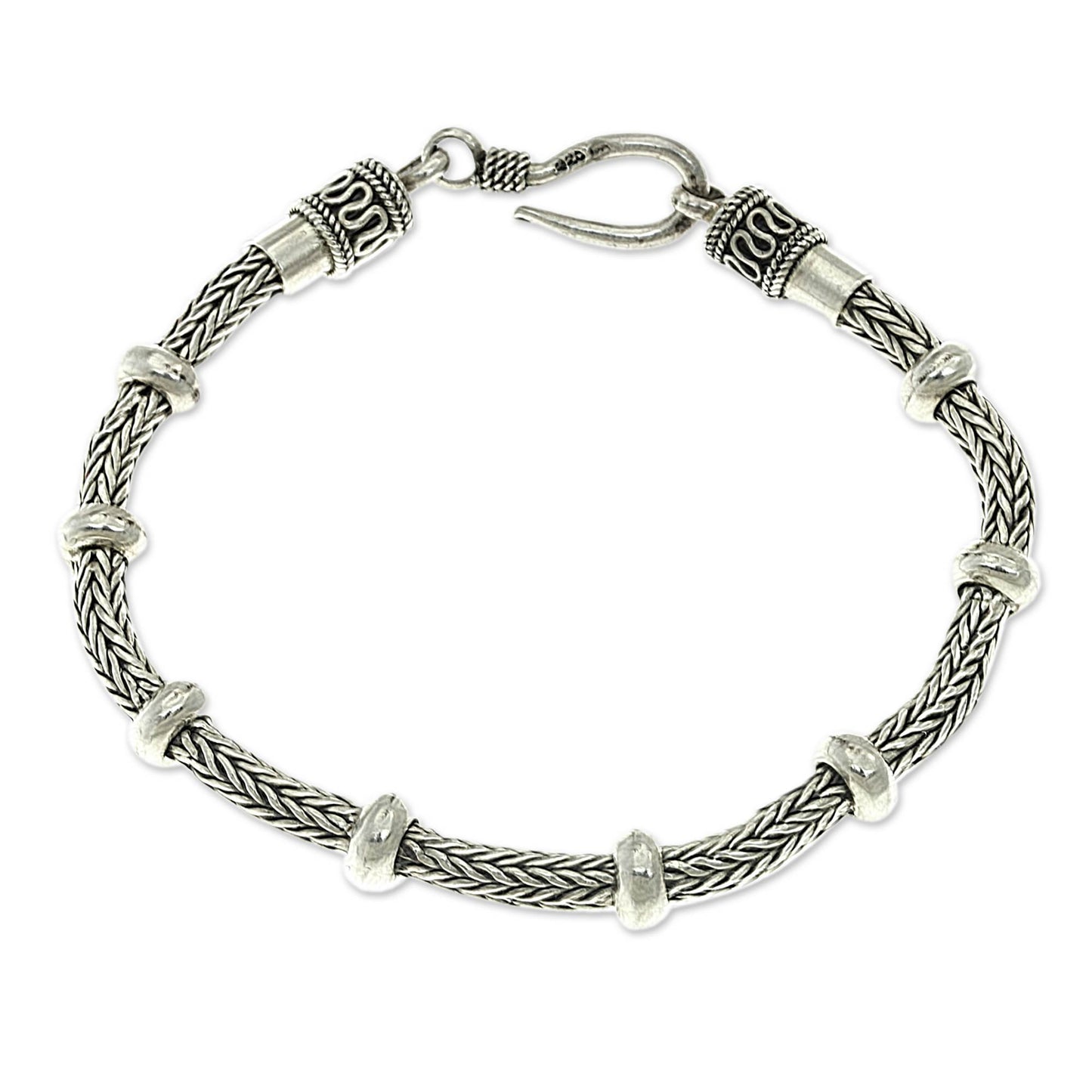 Dragon Valor Sterling Silver Bracelet